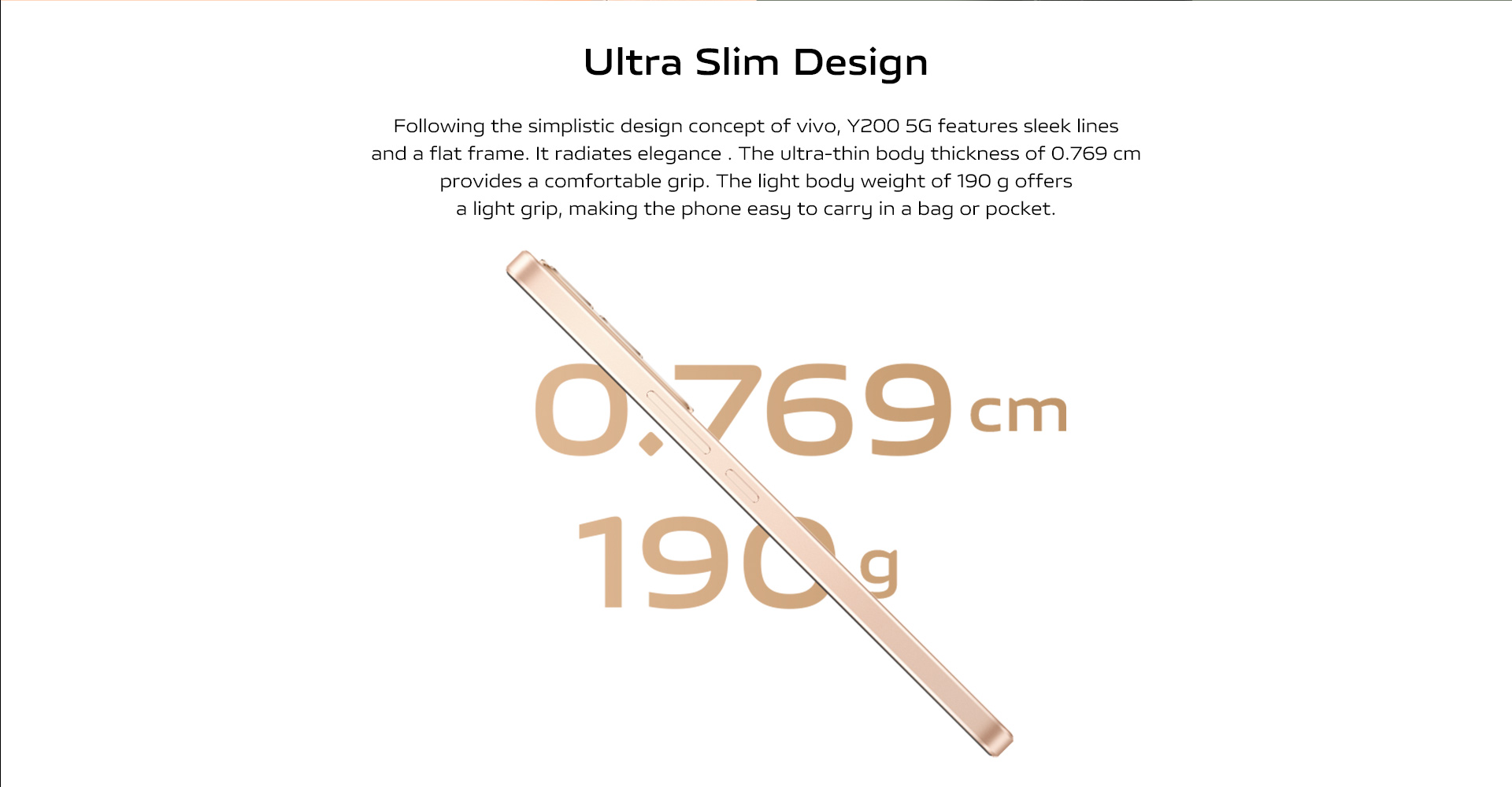 Ultra Slim Design