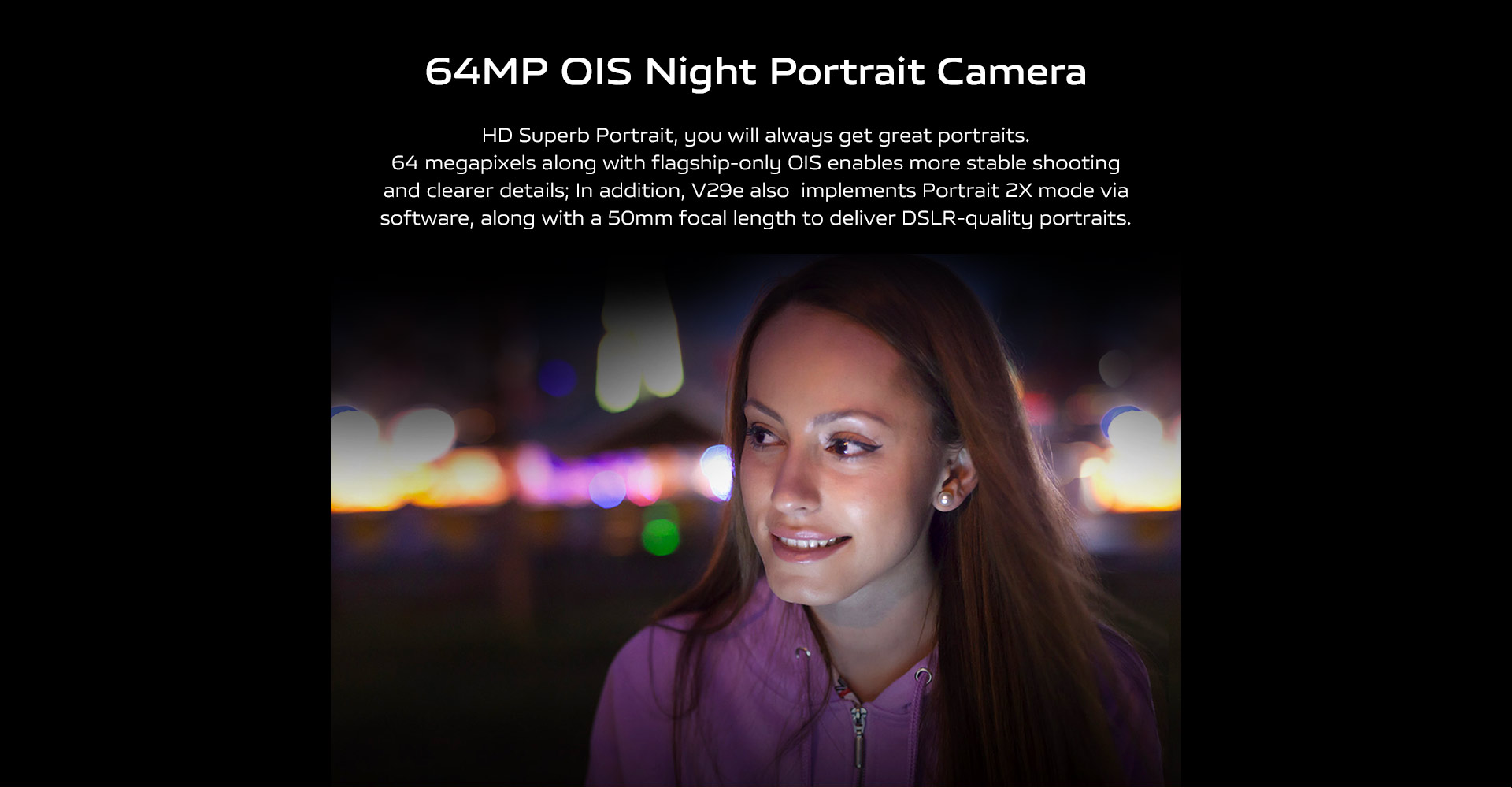 64MP OIS Night Portrait Camera